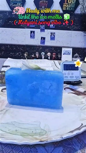 Study with me until the ice melts 🧊 8/30 Challenge 😄 #shorts #viral #challenge