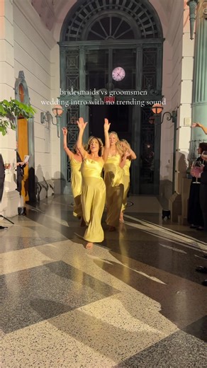 Dynamic Wedding Intros: Bridesmaids vs Groomsmen