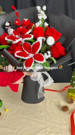 Giftify Flowers by Elle Blooming 💐 on Instagram: "From a single stem to a lovely and meaningful bouquet, these are what you should have 💐 Now, we do give your materials and also tutorials all in one for a bouquet. Explore them in our bio link and start your Pipe Cleaners Journey now ❤️❤️ _ Grab it in bio link 🔗 #pipecleaners #flowers #giftideas #handmade #unitedstates #westernaustralia"