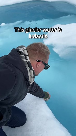 It’s clean everyone, its literally clear #glacier #water @Ludacris | glacier water