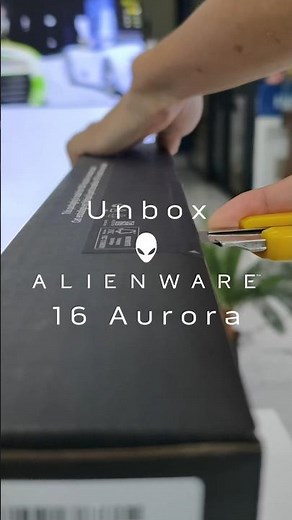 Unbox Dell Alienware 16 Aurora 👽✨ by Neoshop #dell #alienware #laptopgaming #aurora #neoshop