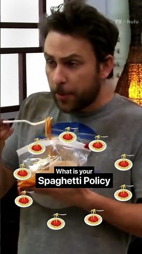 Spaghetti Policy | It's Always Sunny in Philadelphia | FXX #shorts