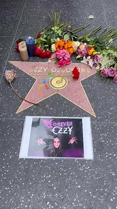 Ozzy Osbourne's star at the Hollywood Walk Of Fame on July 22, 2025 in Los Angeles, California. John Michael "Ozzy" Osbourne was the frontman of the Heavy Metal band Black Sabbath in the 1970s and became a worldwide icon. Black Sabbath had just played their last concert on July 5, at Villa Park in Birmingham, UK. (Footage by Robert Gauthier/Los Angeles Times via Getty Images) | Joel King