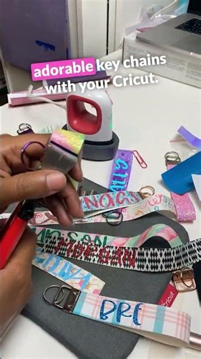 DIY Keyfob Keychains with Cricut