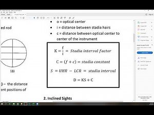 The Stadia Theory | Surveying Lesson (1/2)
