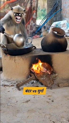 बंदर vs मुर्गा #funny #thetharpuns #shilpisaroja #comedy