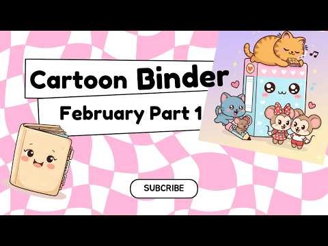 Cash Stuffing Cartoon Binder | 12 Months of Disney | Cartoon Box |Randomizer | January - P2 |Freebie