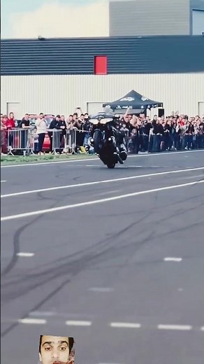 Trying a Big Beast Wheeling Honda Gold Wing #wheelie #honda #ladybiker #stunt #shortsvideo