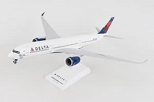 Skymarks Delta Air Lines Airbus A350 “The Delta Spirit” 1/200 Scale Model with Landing Gear – Officially Licensed Snap-Fit Collectible with Stand for Ages 14+