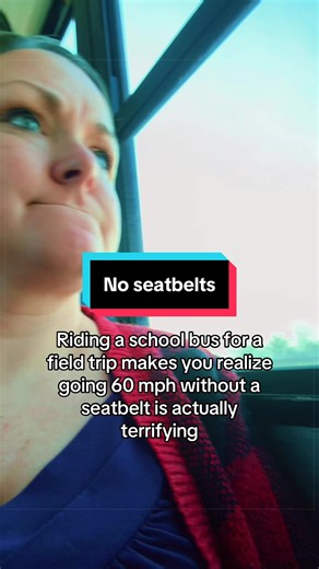 I know there’s a safety issue with belts on a bus but I was clenched butthole the whole time