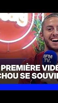 Michou discusses his first YouTube video on "Le Grand Bain" podcast
