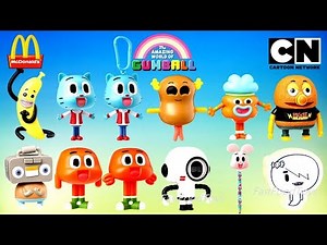 2018 FULL WORLD SET McDONALD'S THE AMAZING WORLD OF GUMBALL HAPPY MEAL TOYS CARTOON NETWORK UNBOX 12