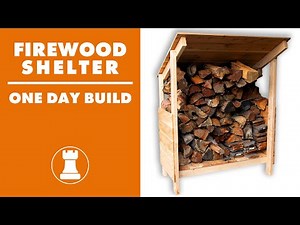 DIY Firewood Rack || Less Than $75 || Only 3 Tools || One-Day Build