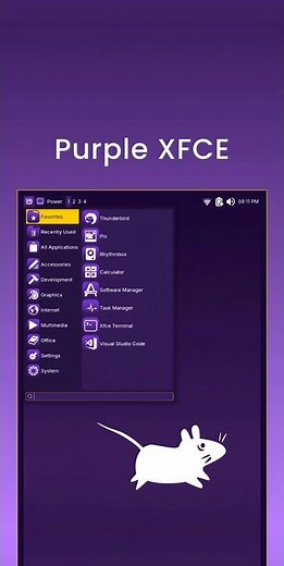 A Purple Vibe : Customizing XFCE Desktop