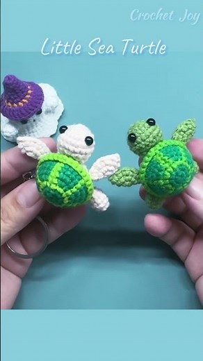 How to Crochet a Cute Little Sea Turtle Amigurumi Full Tutorial