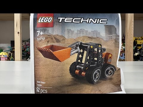LEGO Technic 30710 Skid Steer Loader - LEGO Speed Build Review