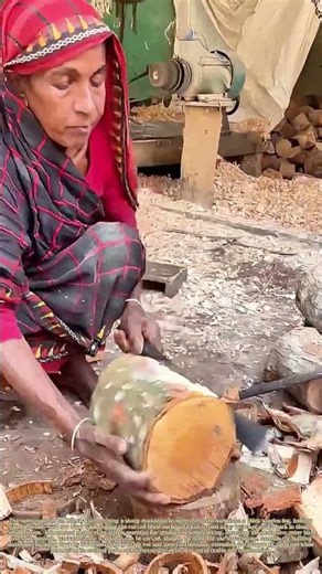 Stripping Log Bark: How a Handheld Drawknife Prepares Wood for Crafting