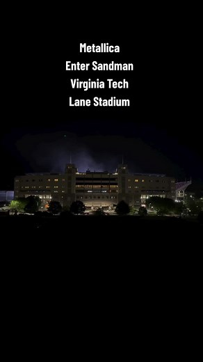 Metallica Perform 'Enter Sandman' at Lane Stadium