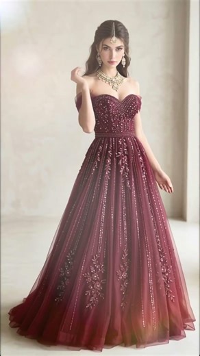 Stunning Red Wedding Dress ❤️ Bridal Look You’ll Fall In Love With!