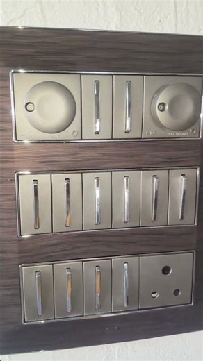 #GM electrical accessories new model switch board in wooden finishing like share and subscribe