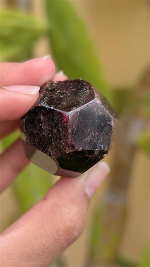 Faceted Garnet Crystal Specimen | Root Chakra Stone, Passion Vitality Enhancer - Etsy