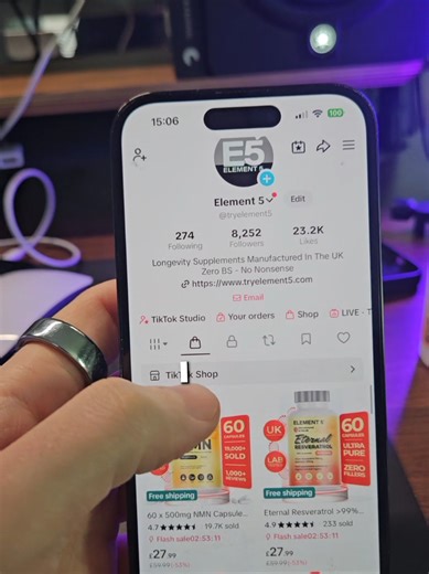 Element 5 Needs You #biohacking #health #wellness #supplements #nmn