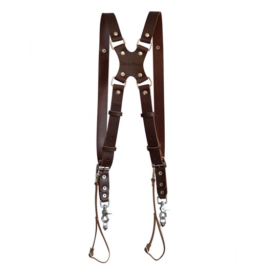 Personalized Leather Dual Camera Strap Harness: Photographer Gift - Etsy