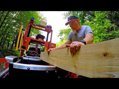 SALVAGING OLD REJECTED LOGS BEFORE THEY ROT