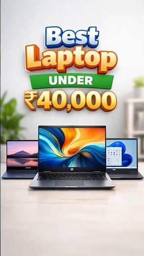 TOP 3 Laptops under 40000 for Students, Coding & Gaming 🔥Best Laptop under 40k in 2026 #laptops