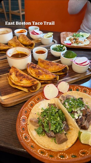 The East Boston Taco Trail is officially HERE and it’s the perfect excuse to eat your way through Eastie’s best local taco spots. It’s a fun (and delicious) way to explore the eastie food scene. Plus you can win prizes and snag an invite to an exclusive spring taco party 👀. The trail runs Nov 15–Feb 28 and is sponsored by @eastbostonmainst All participating restaurants have QR codes to scan so you can track your progress get entered to win! How the Taco Trail works: • Register on Brightr (info 