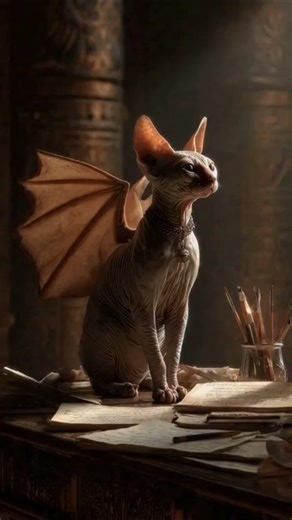 Sphinx Bat Cat