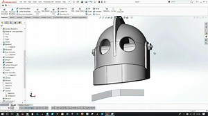 Creating a Wearable Iron Giant helmet