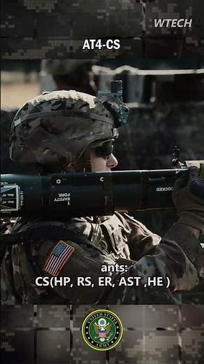 U.S. Army Soldiers fire AT4-CS rockets