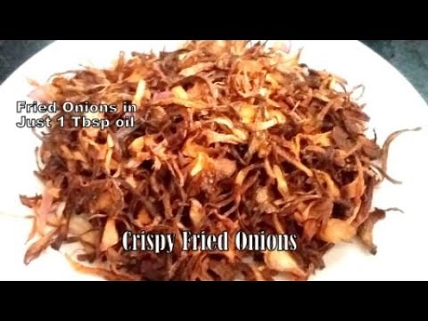Crispy Fried Onions in Air Fryer |Fried Onions in Just 1 Tbsp Oil | Crispy Fried Onions