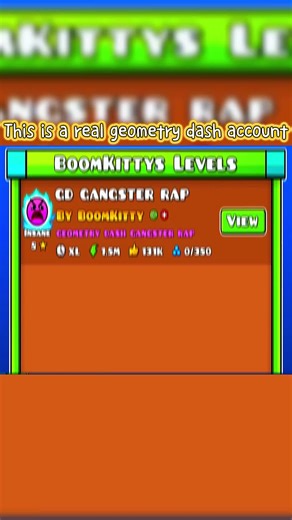 This is a real geometry dash account #geometrydash #geometrydashlevel #geomtrydashboss #geomtrydash22update #geomtrydashgames