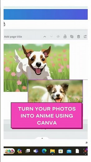 Turn Your Photos into ANIME Style Using Canva | Canva Animeify App | Canva Tricks #canvatips #canva