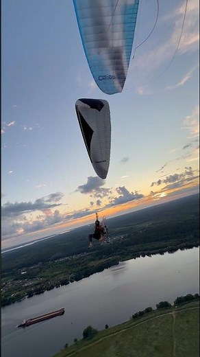 Beautiful sunset Paramotor flying | The Skydiving Channel #paramotor