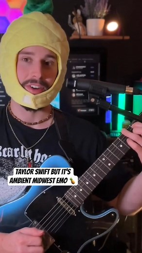 The fate of Ophelia ambient Midwest emo pineapple tutorial on YouTube #guitarist #spongebob #midwestemo #shoegaze #guitartutorial | Pineappleguitarist