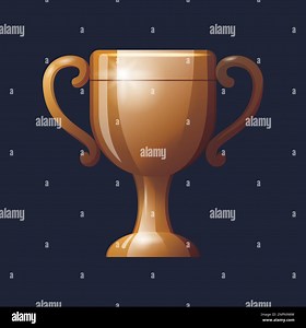 Game UI asset. Gaming user interface trophy cup icon. vector illustration Stock Vector Image & Art - Alamy