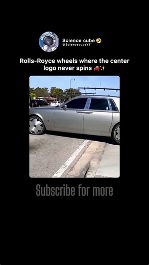 Rolls-Royce wheels that never spin 😳✨