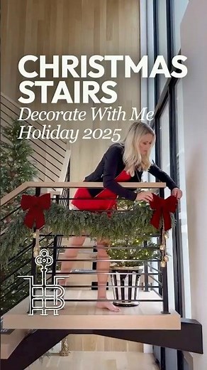 Decorate My Stairs With Me for Christmas! 🎄✨