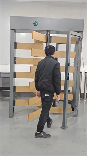 Full-Height Acrylic Turnstile | Secure Access Control Solution #accesscontrol #Full-height turnstile