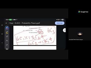 REVISION CLASS 1 - UNIT 10 - PROBABILITY - UG TRB MATHS 1 - SIA