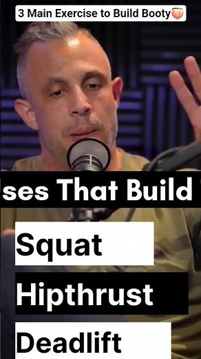 3 Main Exercises To Grow Butt Cheek #youtubeshorts #glutesworkout #mindpumpshow #saldistefano #fit
