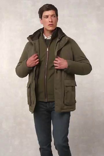 Holland Cooper Men's Stamford Field Coat - Khaki