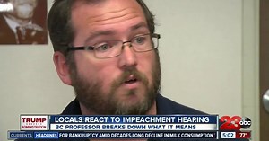 People react to first public impeachment hearing, local expert weighs in