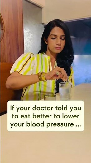 nutritionwithvasudha If your doctor told you to “eat better” to lower your blood pressure…
