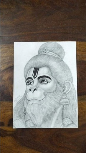 Hanuman ji drawing #art #pencilportrsit #drawing #sketch