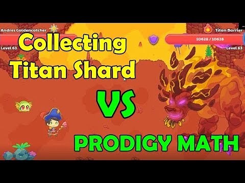 Collecting Titan Shard | COMBATING WITH TITANS 👿 Part: 1- PRODIGY MATH GAME