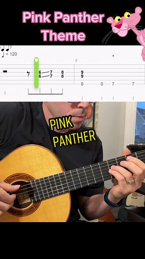 Pink Panther Guitar Tutorial: Learn Fingerstyle Jazz Guitar Tabs